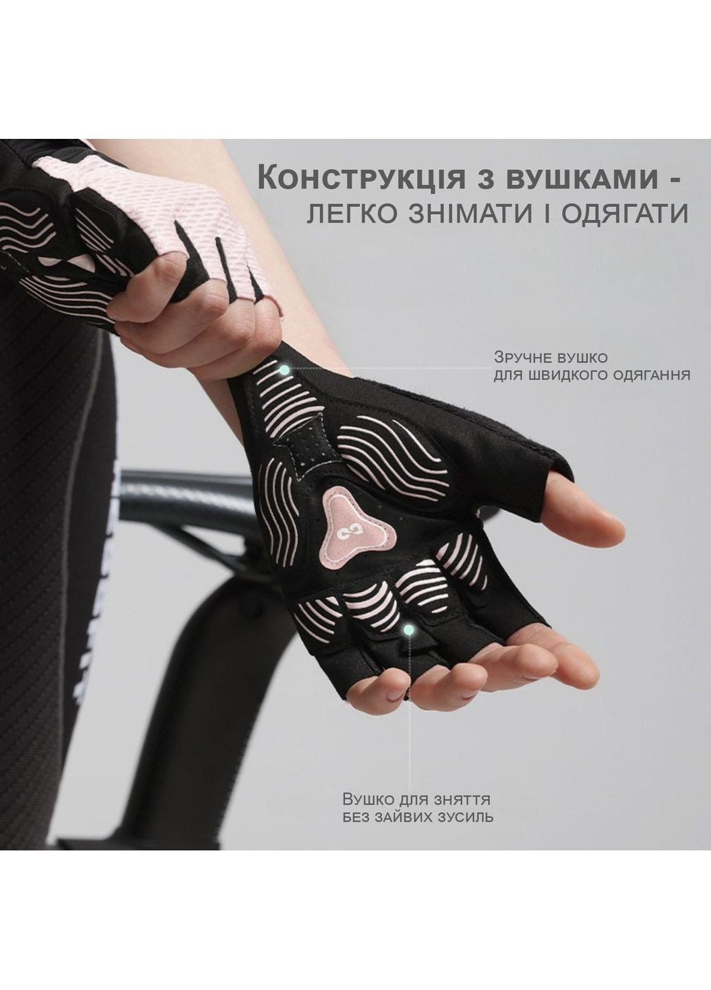 Рукавички без пальців велорукавички рукавиці GDragon Sport для велоспорту велосипедистів спортивні Сині 66_13_M_4 Golovejoy (362954853)