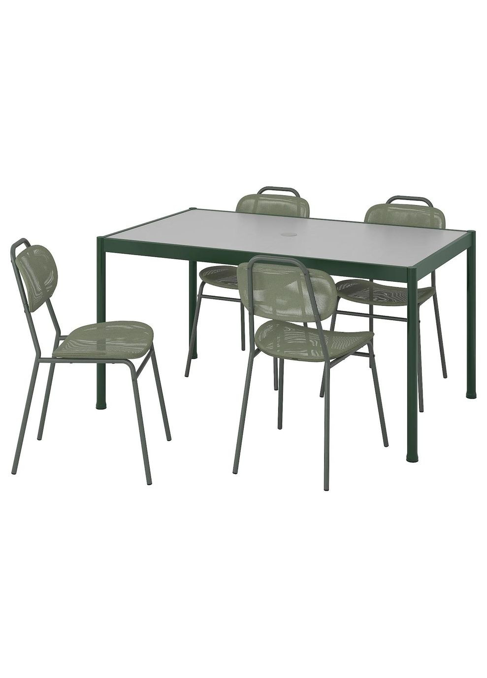 Стіл і 4 стільці ІКЕА SEGERON / ENSHOLM 147 см (s99544738) IKEA (293483763)