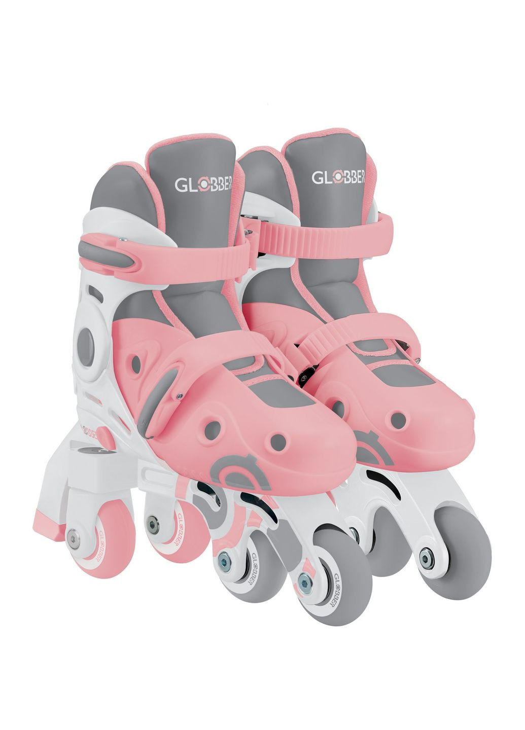 Роликовые коньки Learning Skates 2 в 1, р.26-29, пастельно-розовый () Globber 780-210 (328261199)