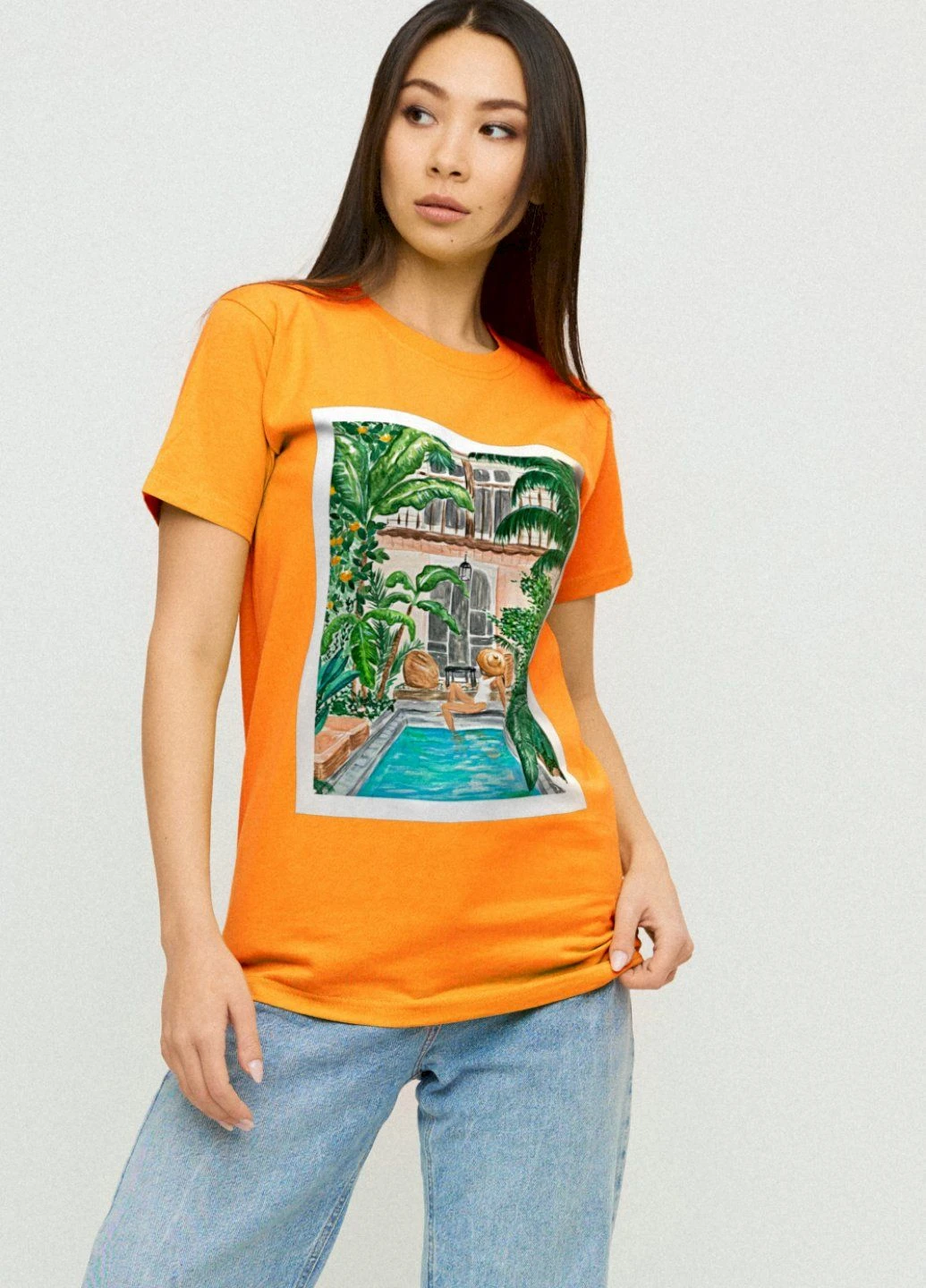 Футболка Boyfriend / air print / YAPPI - (237407652)