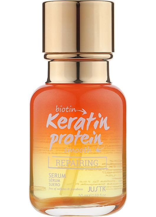 Масло для ломких и секущихся волос с биотином и кератином 50ml (945121-66604) JustK (368871085)