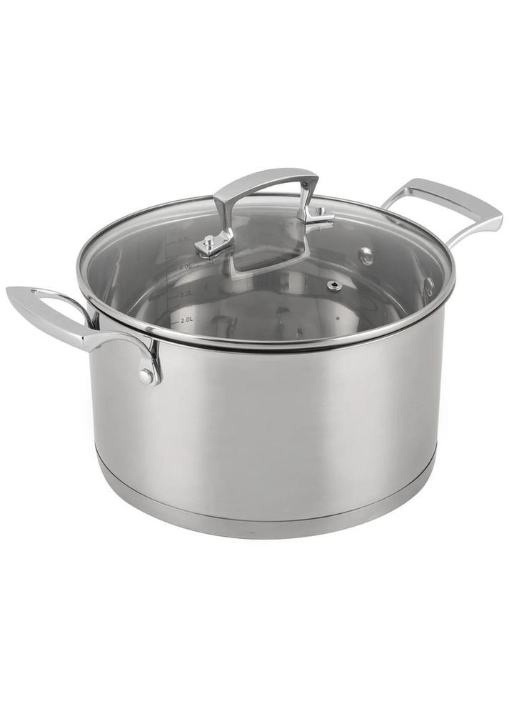 Кастрюля з кришкою Graphite 1.8 л 16 см 78311 Krauzer (359475823)