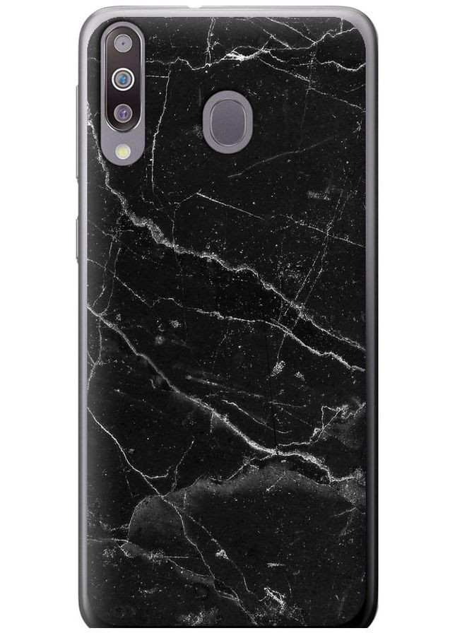 2D пластиковый чехол 'Черный мрамор v2' для Endorphone Samsung Galaxy M30 (316654565)