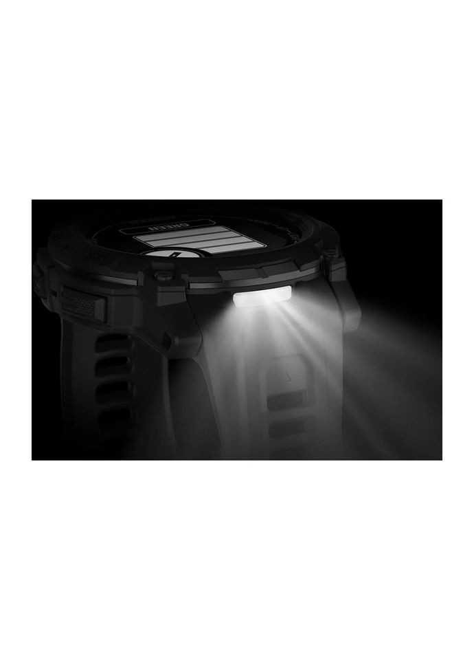 Смарт-годинник Instinct 3 50mm Tactical Solar Black with Charcoal Silicone Band (010-02935-90) Garmin (366831980)