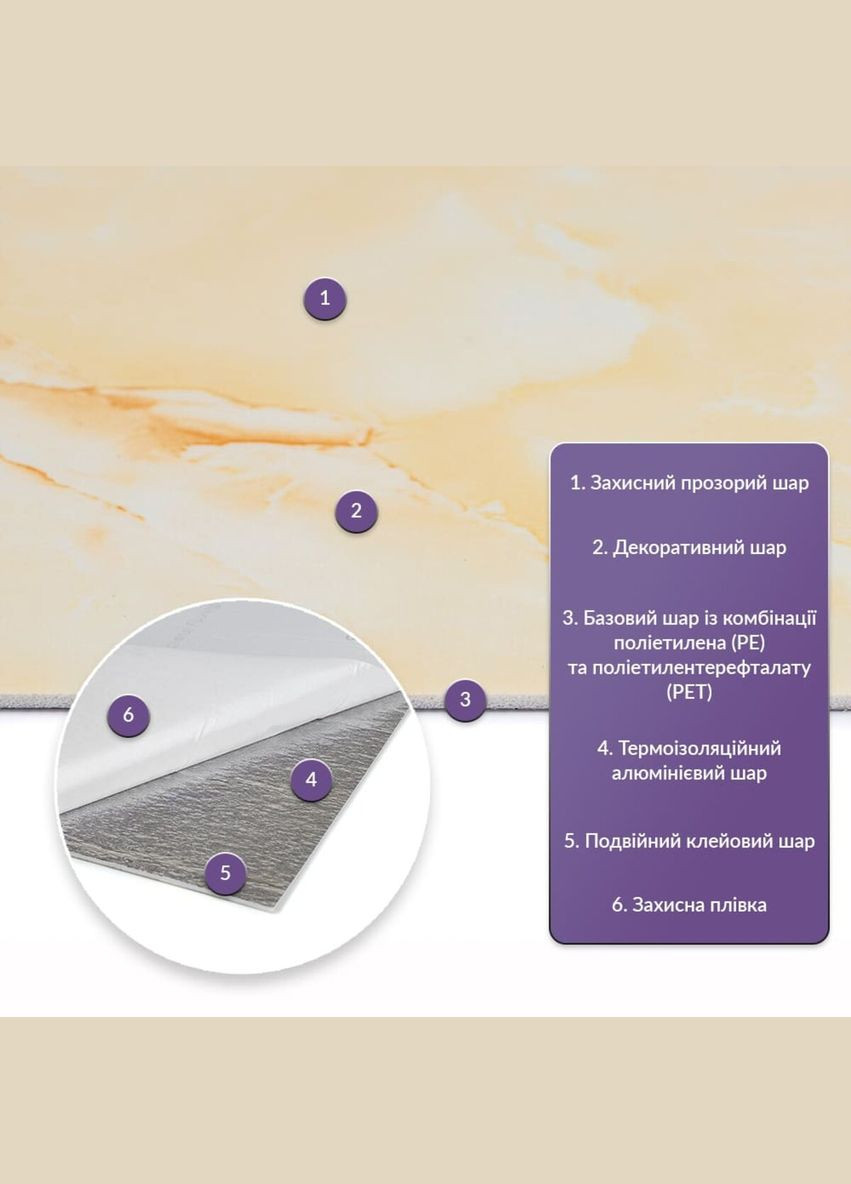 Самоклеящаяся стеновая PET плитка 600х300х2мм SW-00002348 Sticker Wall (365819529)