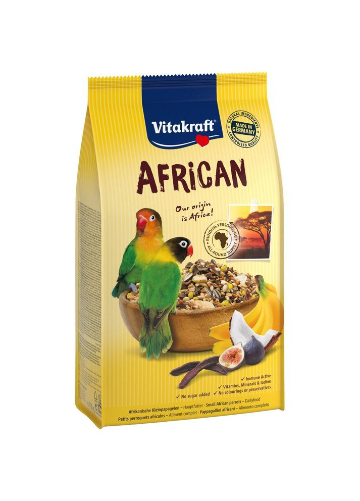Корм African для середніх африканських папуг 750 г Vitakraft (362701930)