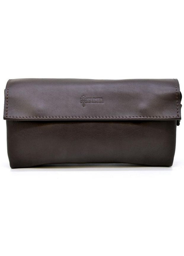 Сумка клатч через плече з натуральної шкіри чоловіча Коричневий 40172 TARWA (361348762)