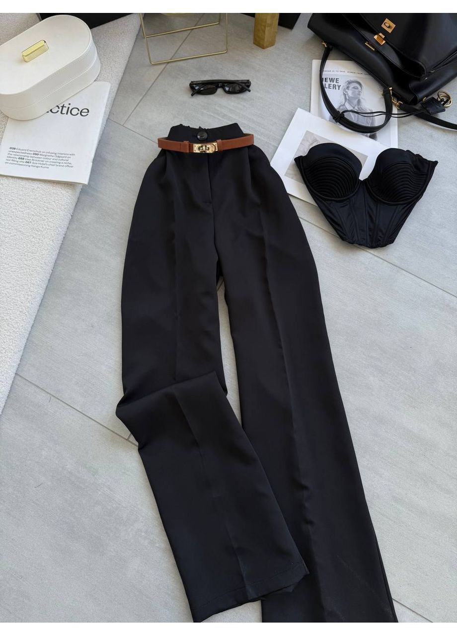 Брюки 723 Палаццо,костюмка премиум качества Україна (370529206)