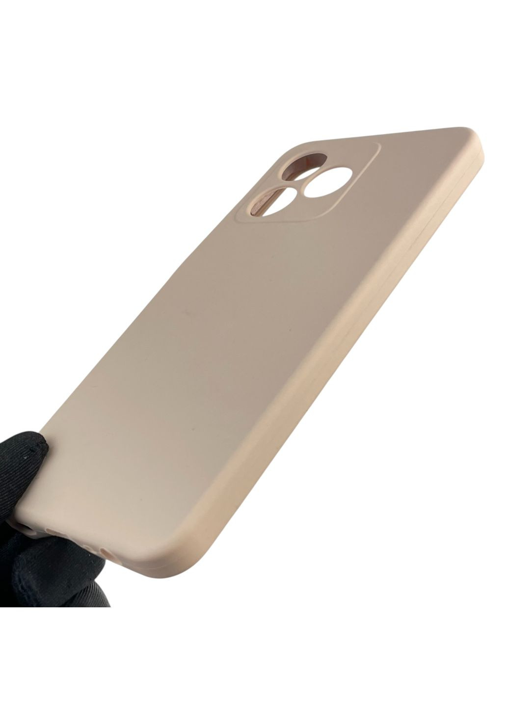 Чохол для C51 силіконовий з мікрофіброю нековзний на реалмі с51 пудровий Realme (366388053)