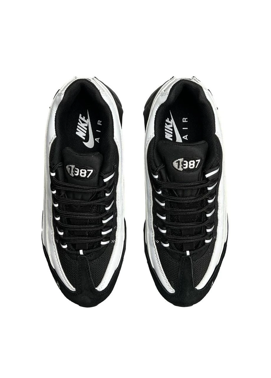 Комбіновані всесезонні кросівки nike No Brand Air Max 95 White Black