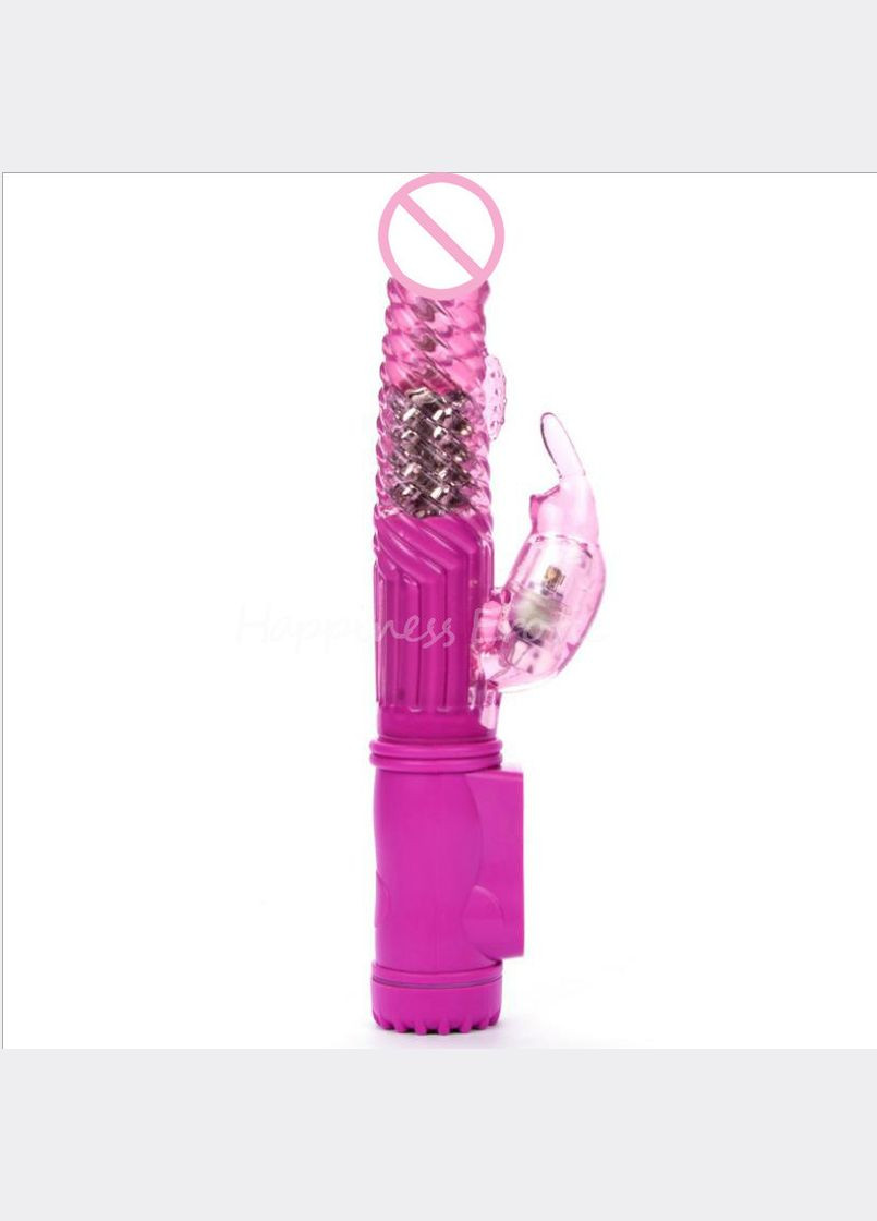 Фіолетовий вібратор для клітора та точки G з лубрикантом на водній основі 36 режимів Шоколад No Brand (340914851)