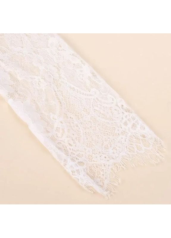 Кружевный халат с комплектом белья. Прозрачный женский халат с комплектом. No Brand (360861988)