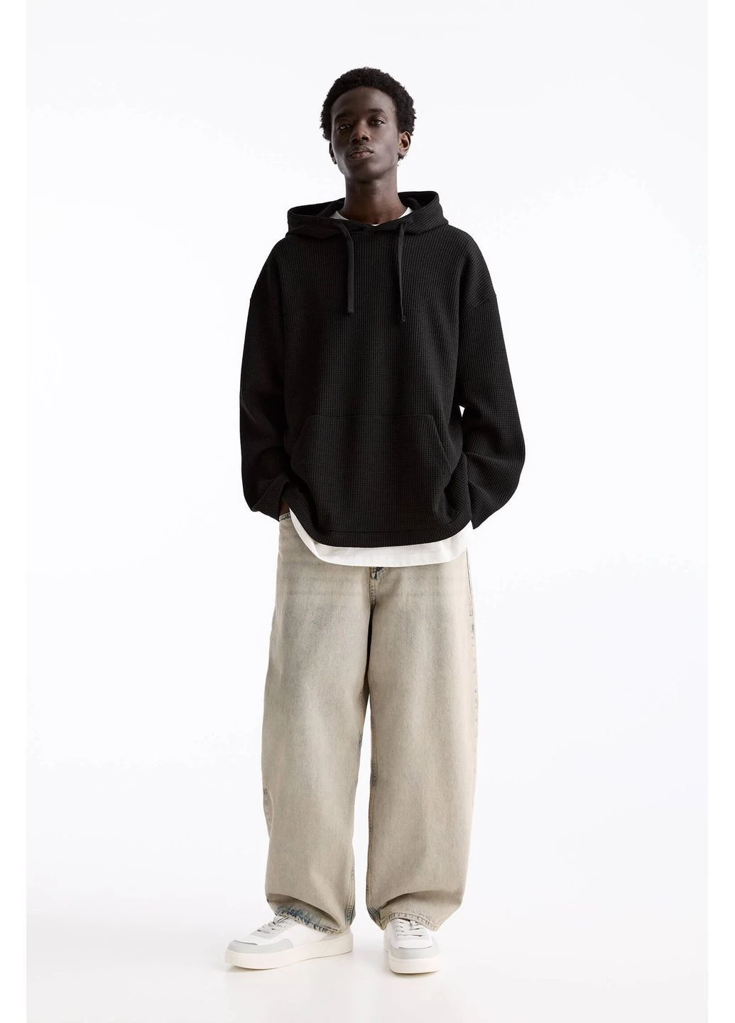 Худі демісезон,чорний, Pull & Bear (383437684)