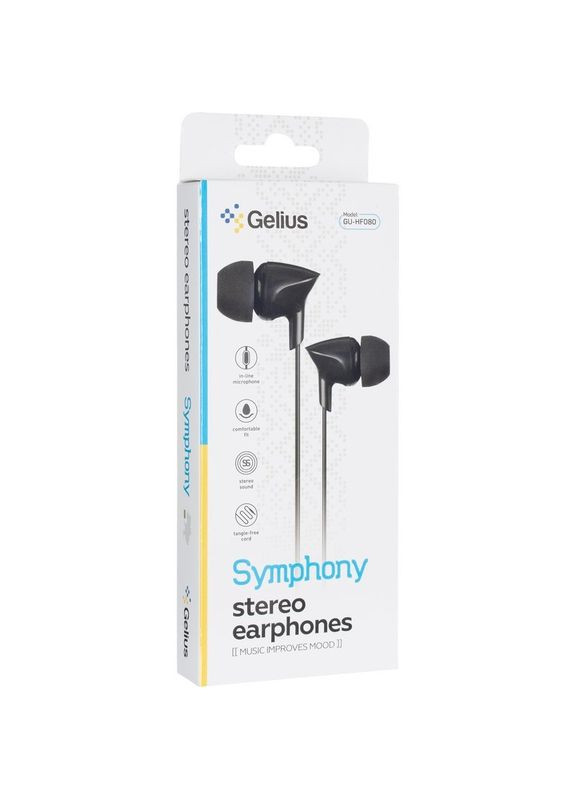 Гарнитура Ultra Symphony GU080 Black (00000075355) Gelius (311280301)