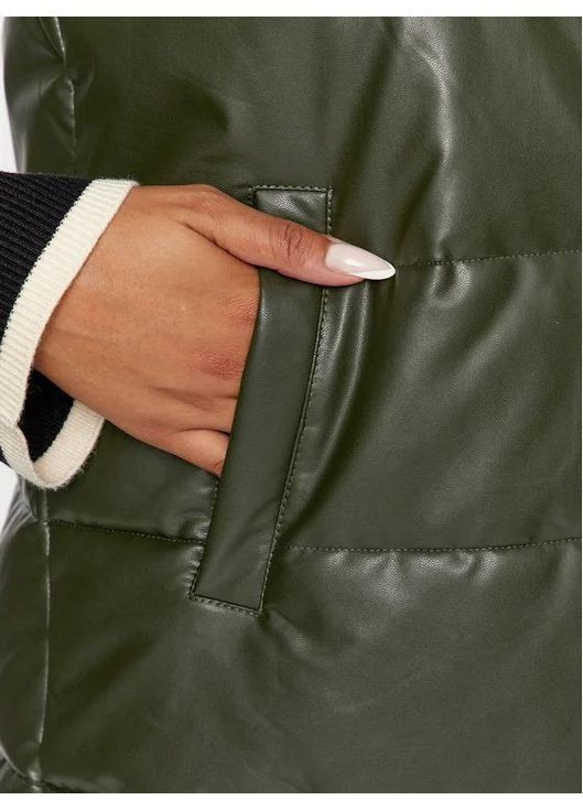 Подовжений жилет з еко-шкіри Only (372712897)