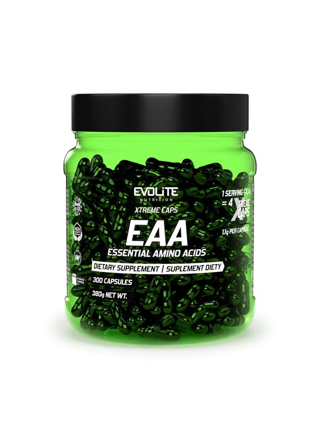 Амінокислота EAA Xtreme, 300 капсул Evolite Nutrition (293416372)