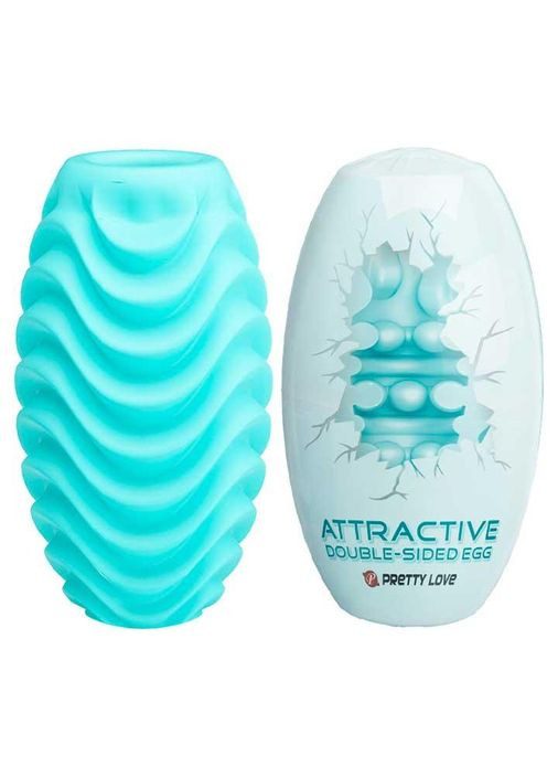 Яйцо-мастурбатор бирюзовый Pretty Love (335862962)