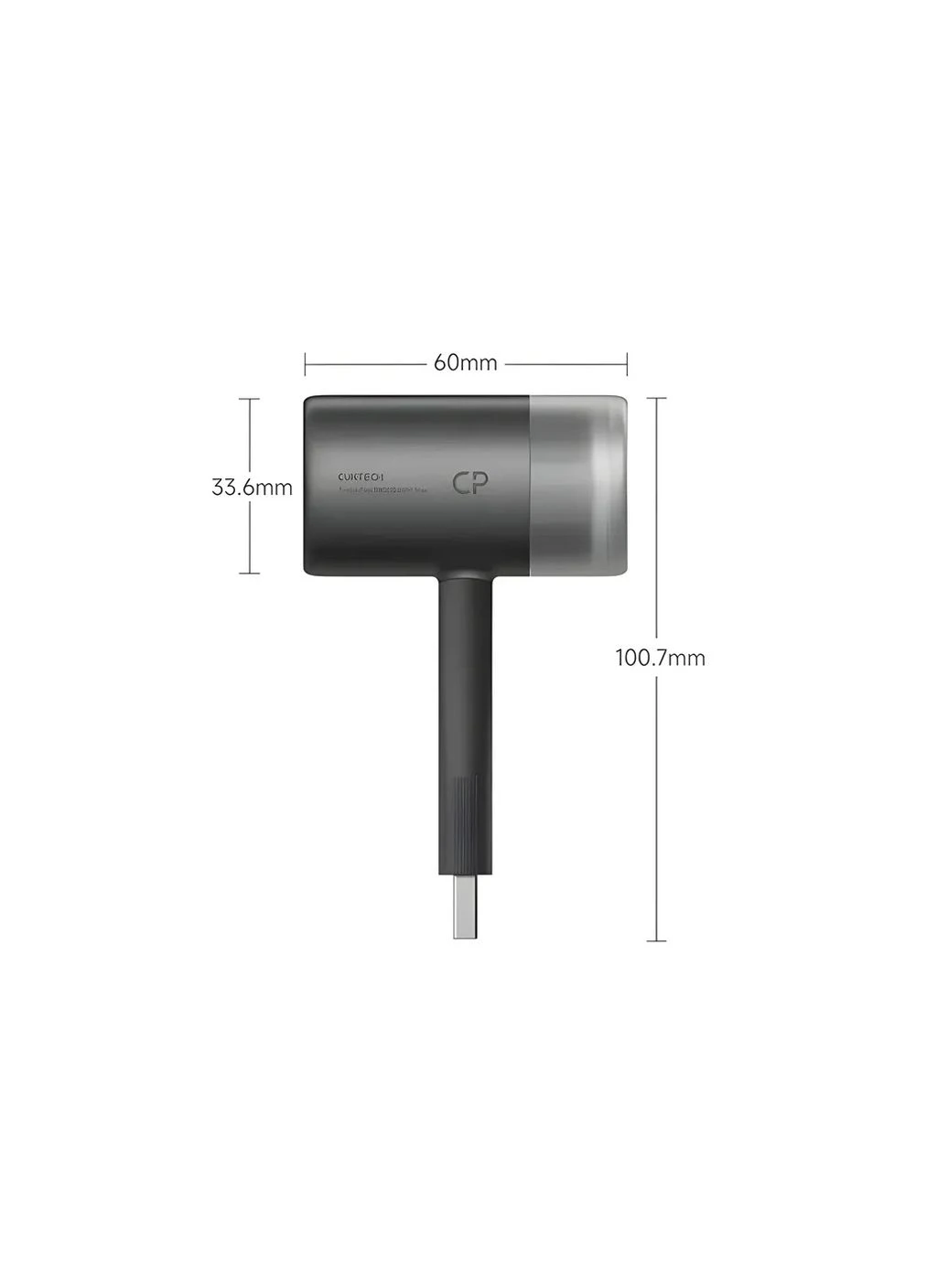 Ручний вентилятор CUKTECH BF01 10,5 м/с пластик білий 100,7х60х33,6 мм No Brand Ultra Powerful Outdoor Handheld (401167252)