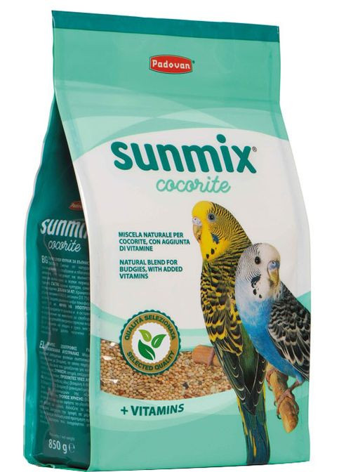Корм для волнистых попугаев SunMix cocorite 850 г (PP00587) Padovan (315868106)