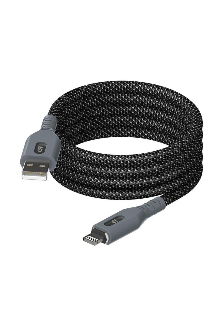 Дата кабель (m469340) ArmorStandart USB 2.0 AM to Lightning 1.0m Magnetic 2A black (367072166)