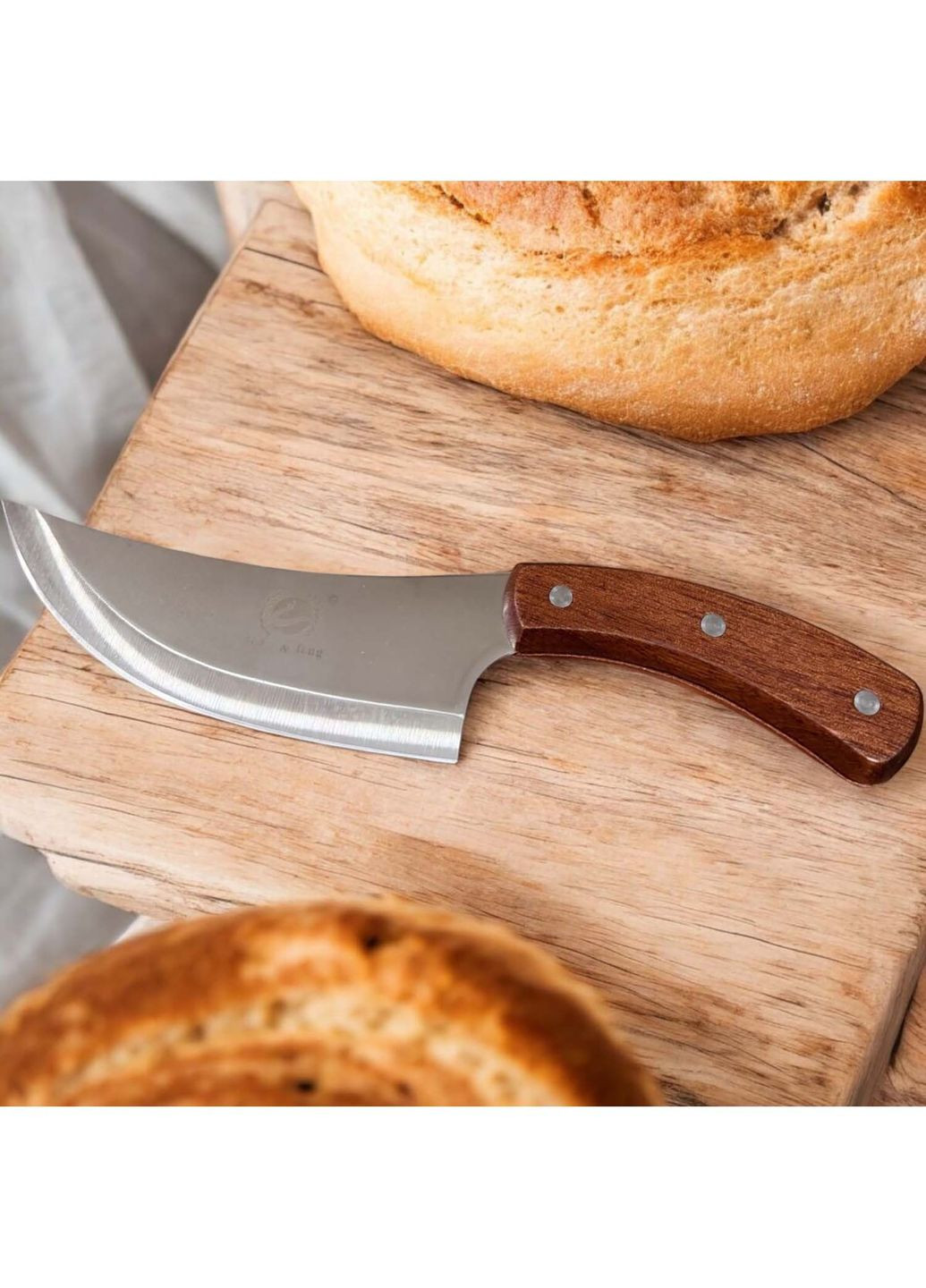 Обвалочный нож для мяса Satori из нержавеющей стали с деревянной рукояткой 23 см Kitchen Master (360801561)