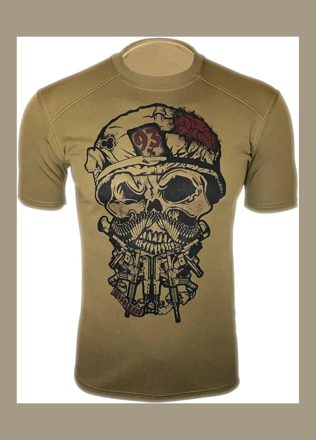 Койот футболка kramatan 93% прихований ворог tactical design coyote No Brand