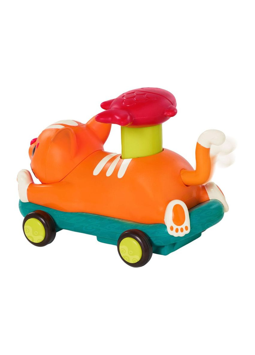 Машинка інерційна серії Локмобілі — Котик, колір жовтогарячий Battat (363261876)