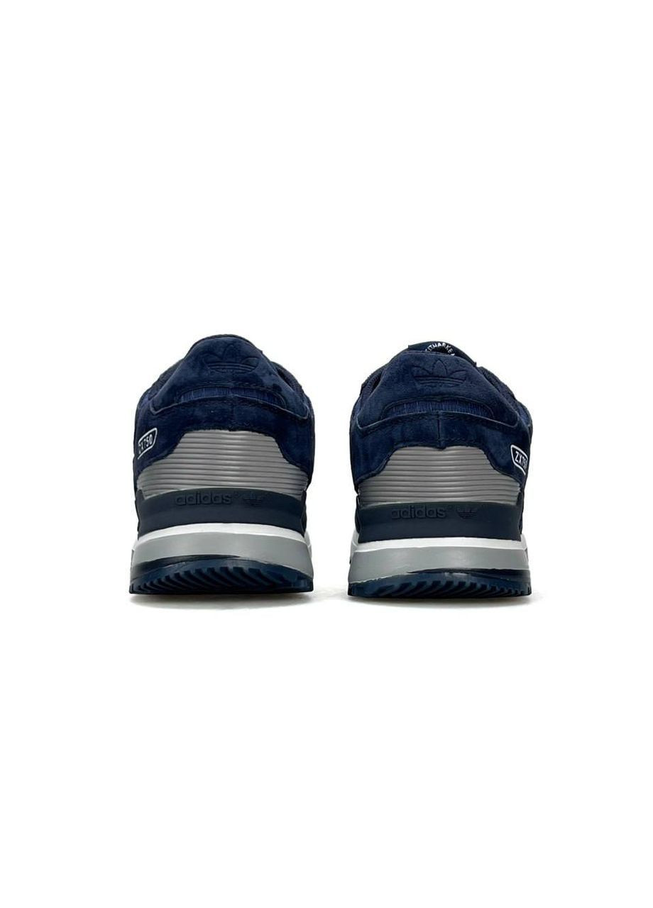 Синій кросівки чоловічі adidas демісезон No Brand ZX 750 Navy White