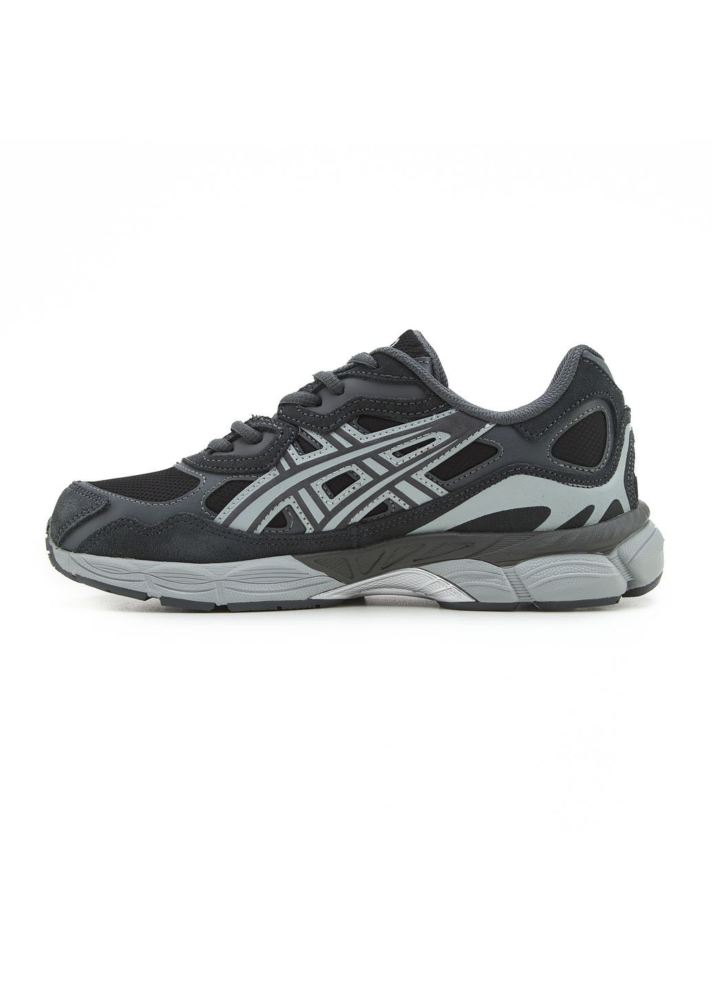 Серые демисезонные кроссовки мужские asics gel-nyc triple grey blue gore-tex асикс гель нюк No Brand