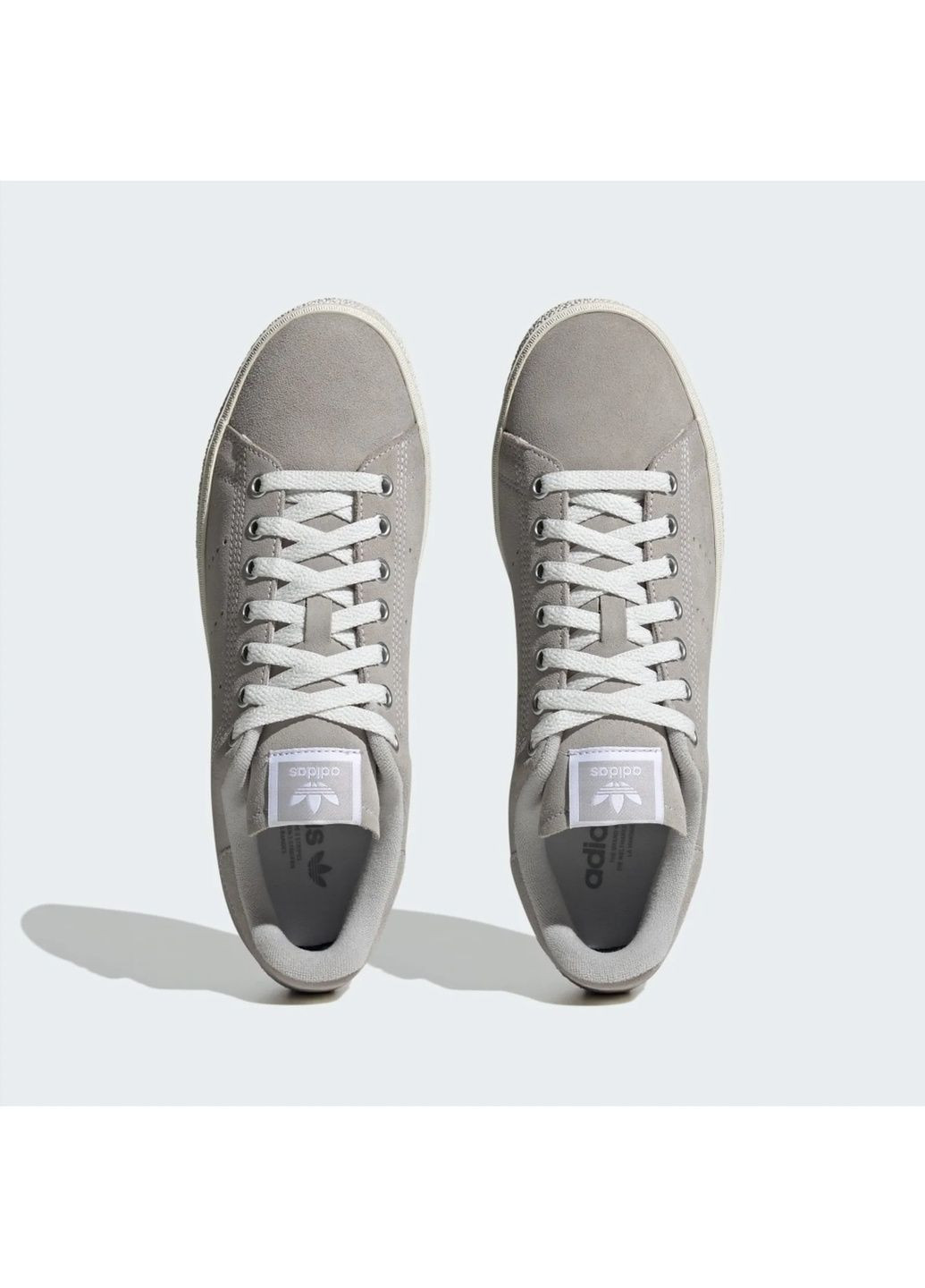 Сірі кросівки чоловічі stan smith cs shoes grey id2040 adidas