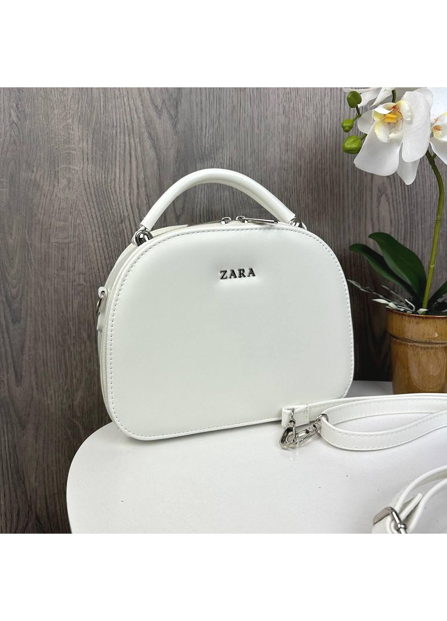 Жіноча міні сумочка клатч із екошкіри біла на плече ProDobro (365255074)