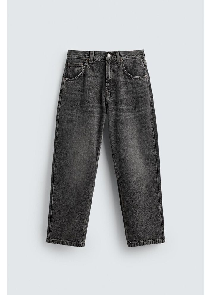 Серые демисезонные джинсы 4048/400 Zara