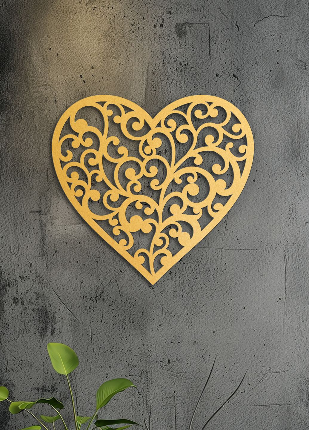 Декор в комнату, интерьерная картина на стену "Любящее сердце", стиль минимализм 60х65 см Woodyard (292112479)