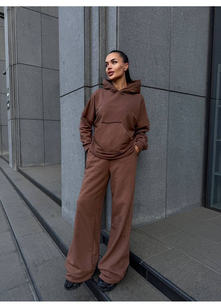 Женский спортивный костюм с худыми и широкими брюками. Україна (353492975)