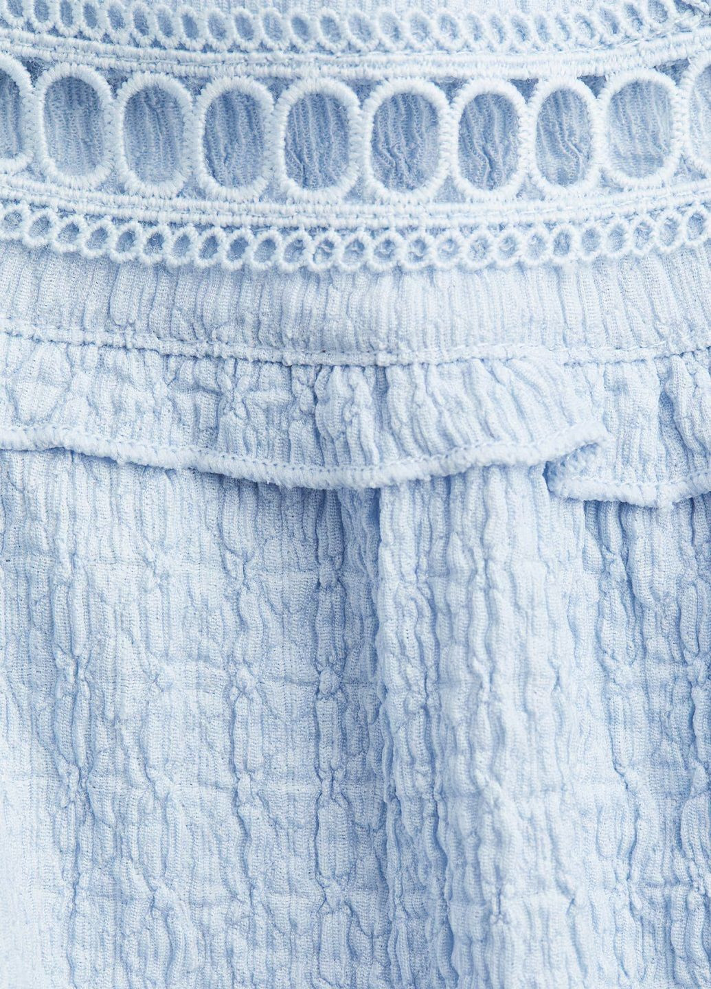 Светло-голубая блузка H&M