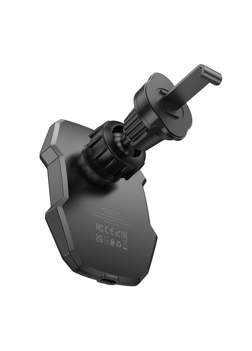 Тримач для мобiльного з БЗП BH215 Adelante magnetic wireless fast charging car holder(air outlet) Borofone (304254505)