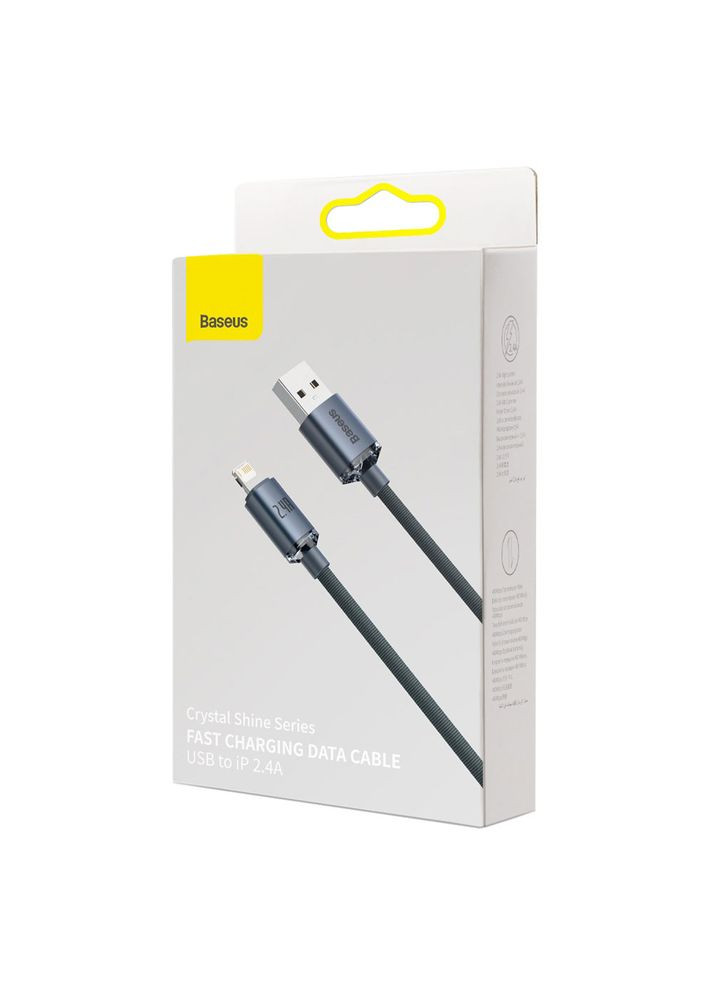 Кабель Fast Charging Data Cable USB to iP 2.4A 2m (CAJY000101) Baseus Crystal Shine Series (362219562)