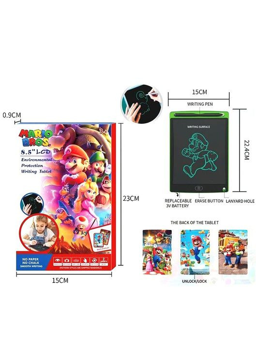 Планшет для рисования "LCD Tablet: Mario Bros" MIC (290252479)