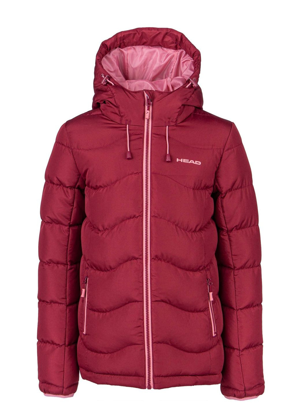 Бордовая демисезонная куртка Head