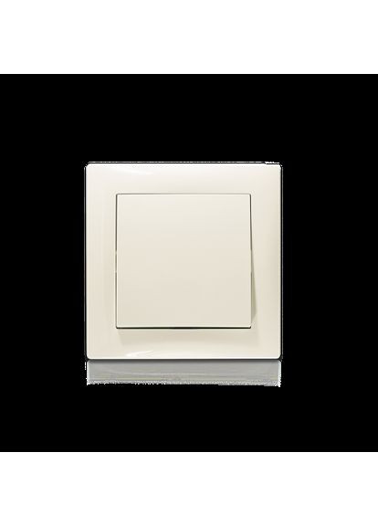 Выключатель одноклавишный проходной Erste electric крем 9202-31, С Triumph (334846208)