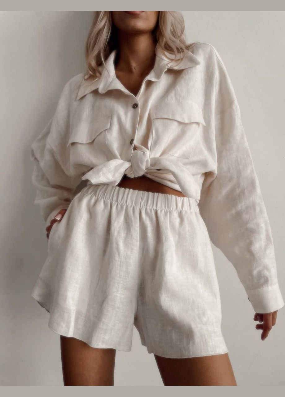 Класичний костюм з льону Adelante (335379346)