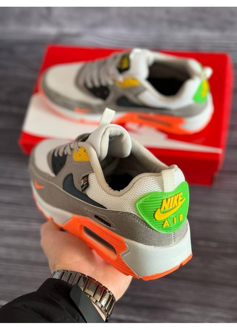 КРОСІВКИ ЖІНОЧІ NIKE AIR MAX 90 ORANGE WB НАЙК АІР МАКС 90 No Brand білі демісезони (367170501)