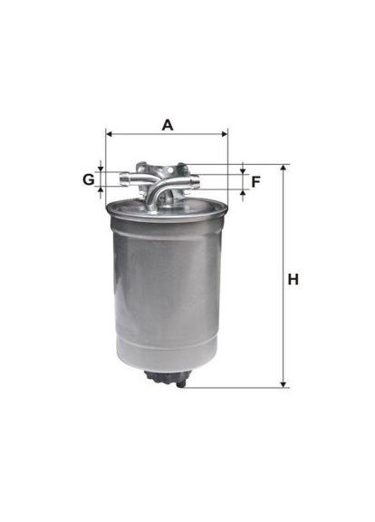ФІЛЬТР ПАЛИВА WF8276 WIX Filters (342401643)