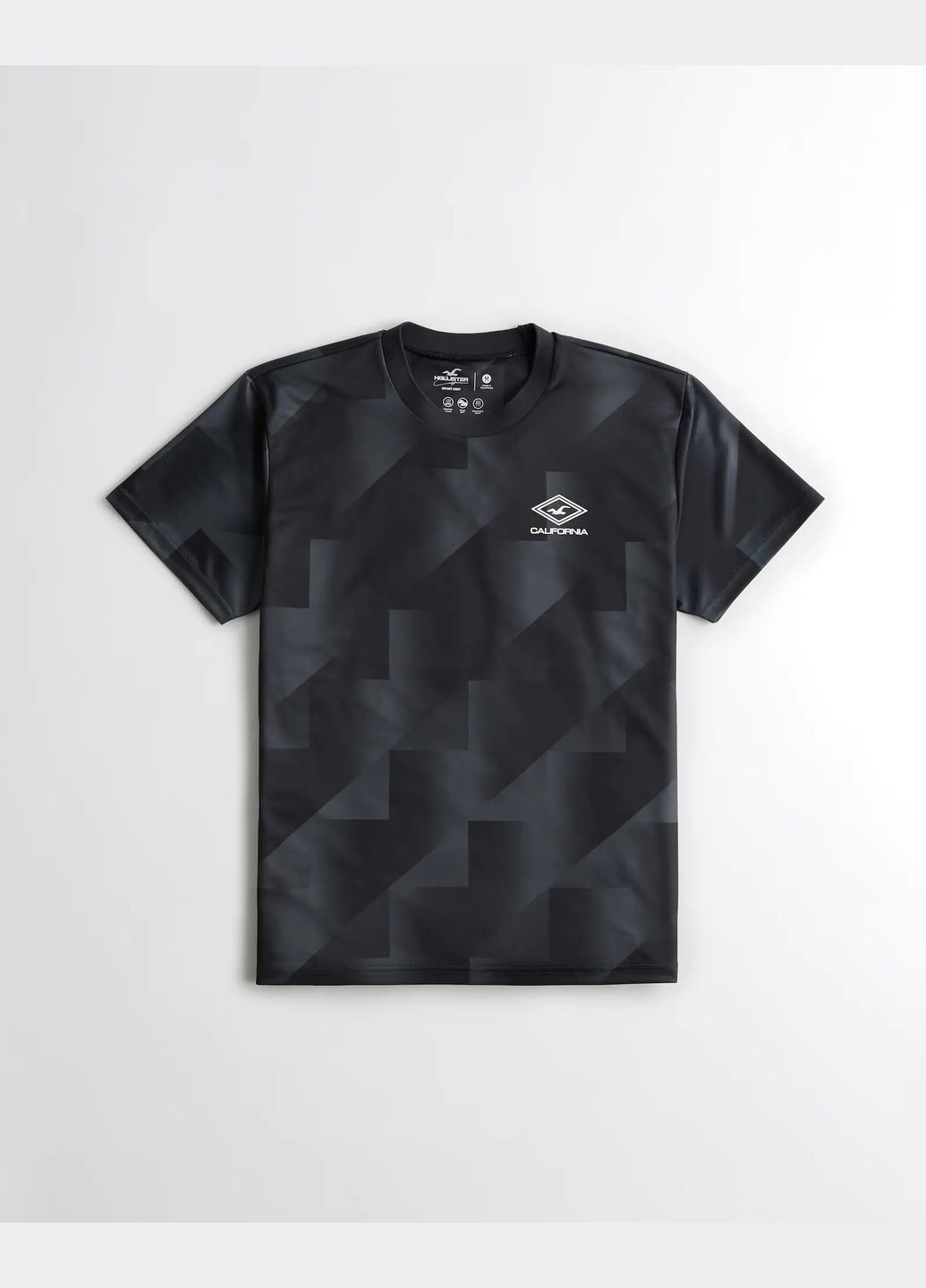 Черная спортивная футболка hc9272m Hollister