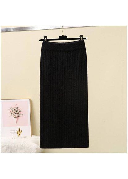 Жіноча кашемірова спідниця міді з високою посадкою MonCher (364185228)