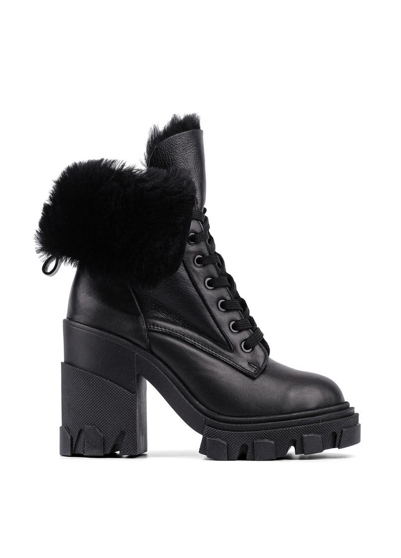 Жіночі Черевики 23KB-1065-1 Чорний Шкіра Attizzare (261240343)