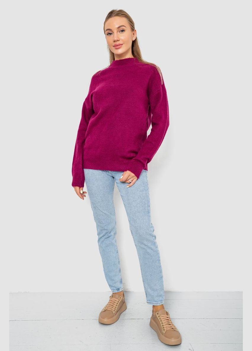 Фуксиновый зимний свитер женский шерстяной,, 244r0390 Ager