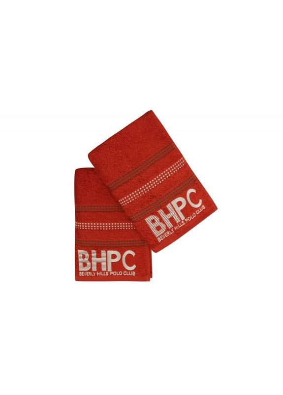 Beverly Hills Polo Club набір рушників - 355bhp1604 botanik brick red 50*90+70*140 червоний виробництво -