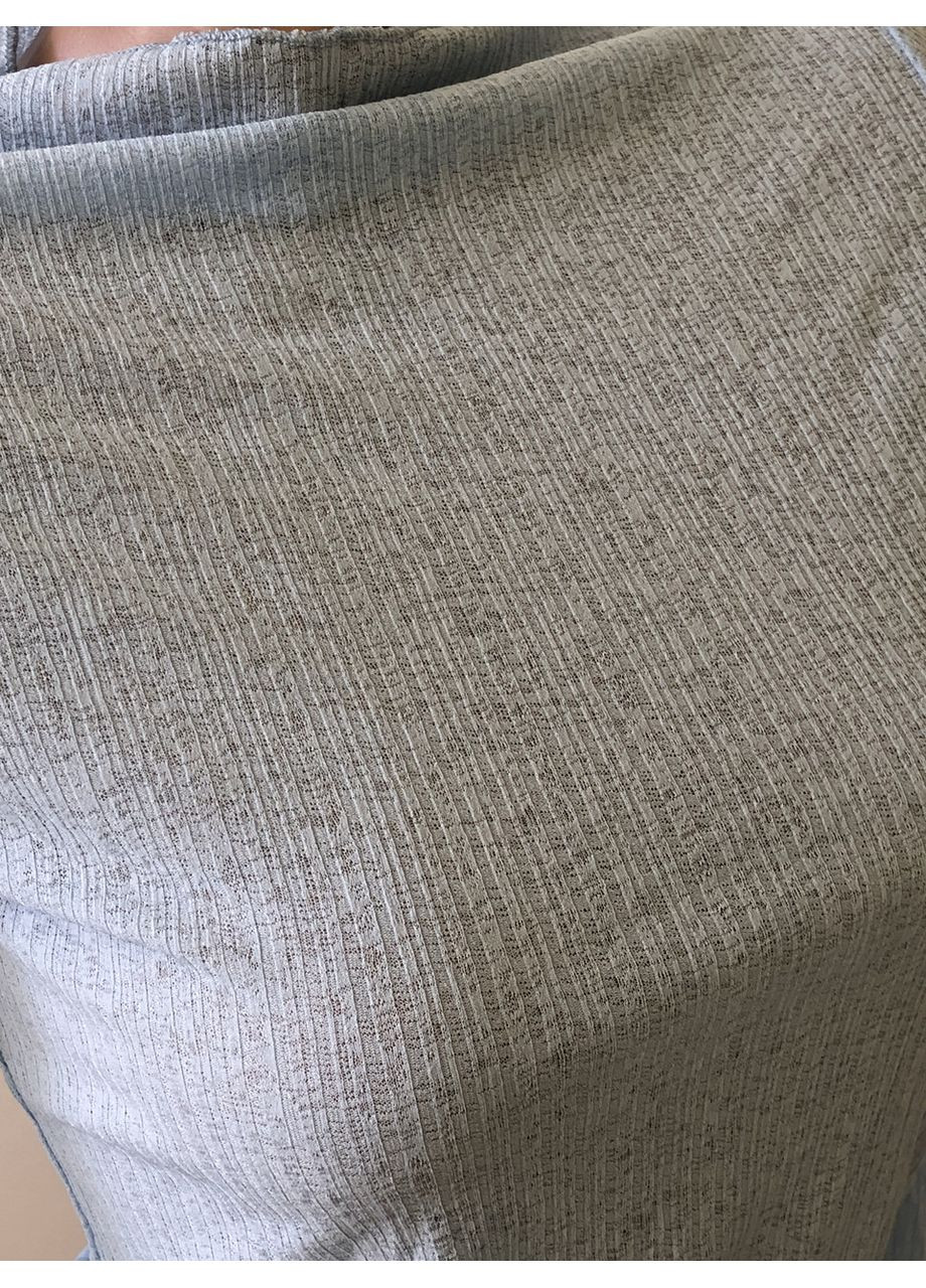 Блакитна жіноча прозора кофтинка гольф водолазка блузка (арт.100124) No Brand