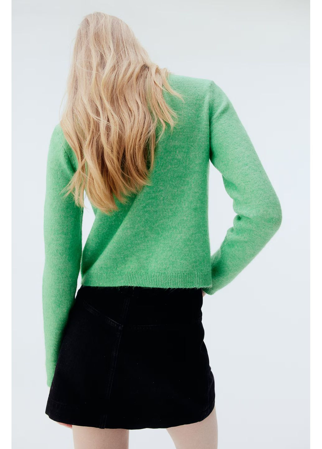 Зеленый демисезонный кардиган H&M